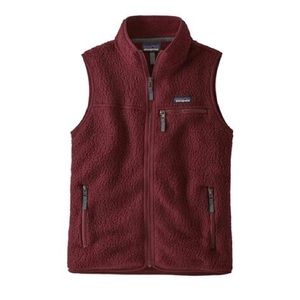 NWOT Patagonia Retro Pile Vest Chicory Red Size M